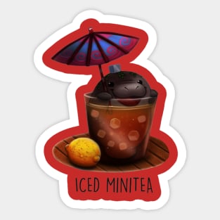 stay coolstay cool ice minitea Sticker